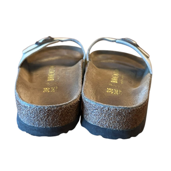 BIRKENSTOCK Ecru Cream Madrid Birko Flor Sandals boho chic EU 38, US 7 - 7.5 - Picture 4 of 7